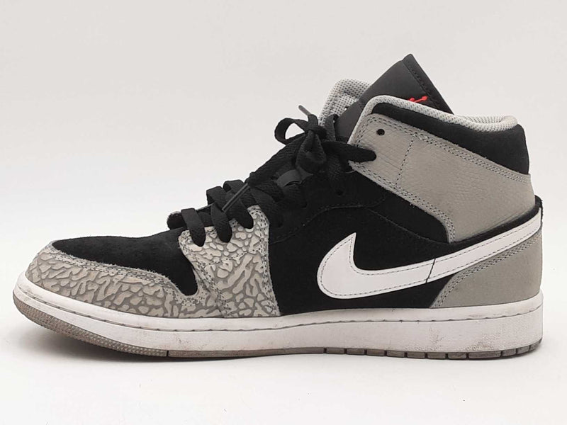 Nike Dm1200-016 Air Jordan 1 Mid Elephant Toe Size 10.5 Aa0425rzsa
