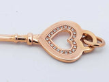 Tiffany & Co. 18k Rose Gold Key Pendant 4 Grams Eb1124pxzdu