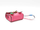 Mini Plaything Bag Charm In Fucshia Fw0825cdu