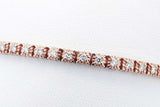 1.74cttw Diamond Tennis Bracelet In 10k Rose Gold 10.9 Grams 8 Inch Eb0826ixzde