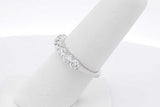 1.44cttw Lab Grown Diamond Ring In 14k White Gold 2.2 Grams Size 6.5 Eb0826rcrsa