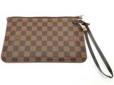 Louis Vuitton Pochette Brown Damier Ebene Coated Canvas Pouch Do0926oxzde