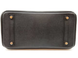 Hermes Birkin 30 Noir Black Epsom Gold Hardware Handbag Do0825lxzxzde