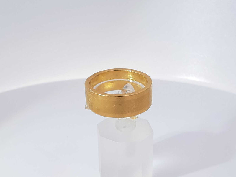 24k Yellow Gold 15.2 Grams Wedding Band Size 8 Aa0925loxzsa