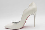 Christian Louboutin White Patent Leather Hot Chick Heels Size 37 Eb0726orxsa