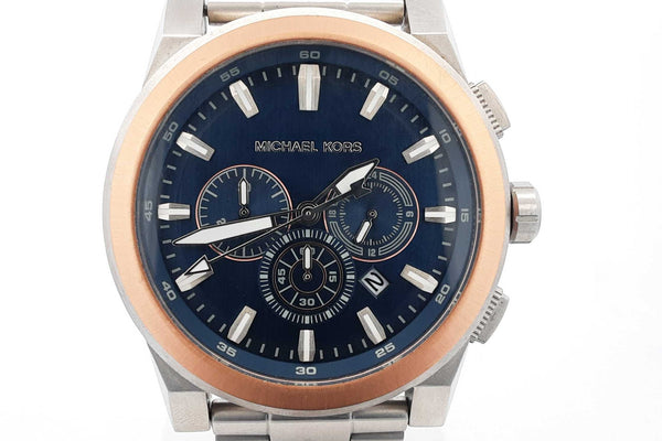 Michael Kors Chronograph Quartz Stainless Steel Watch 46mm Eb0524rxsa