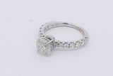 1.34cttw Diamond Ring In 14k White Gold 2.9 Grams Size 4.75 Eb0525loxzsa