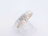 4.34 Cttw Lab-grown Diamond & 14k Yellow Gold Ring 2.4 Gram Size 6.5 Fw0725ecrdu