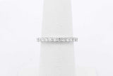 0.45cttw Lab Grown Diamond Eternity Band 14k White Gold 1.2g Sz 5.25 Eb0828wrxsa