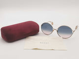 Gucci Gg0253sa Gold Sunglasses With Case Aa0726crsa