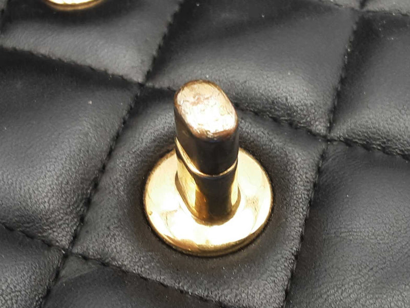 Chanel Lambskin Jumbo Double Flap Black Shoulder Bag Sd0825wwzxsa