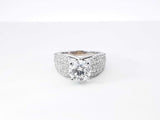 4.04cttw Diamond & 14k Gold Engagement Ring & Gsi Cert 6.3g Size 7 Fw0626oixzdu