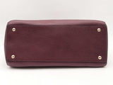 Michael Kors Merlot Leather Tote Handbag Aa0625wzsa