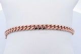 10k Rose Gold Cuban Link Bracelet 15.1 Grams 8.25 Inch Eb0526cxzde