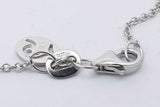 0.37cttw Effy Diamond Pendant Necklace 14k White Gold 3.9g 16-18 In Eb0526wwxsa