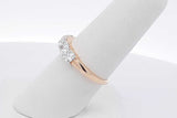 1.6cttw Lab Grown Diamond Ring 14k Yellow Gold 1.8 Grams Size 6.75 Eb0826rcrsa