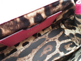 Dolce & Gabbana Sicily Fuschia Pink Saffiano Leather Crossbody Bag Do0425irxde