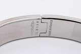Hermes Clic H White Enamel Bracelet Eb1225wxzsa