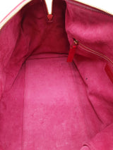 Yves Saint Laurent Fuchsia Leather 2 Way Duffle Bag Eb0526pssde