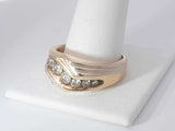 0.74 Cttw Diamond 14k Yellow Gold Ring 11 Grams Size 12 Aa0625eozsa