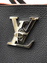 Louis Vuitton Marine Rouge Grained Calfskin Lockme Go Tote Bag Eb0526liixsa