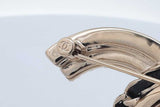 Chanel Gold Tone Lambskin Faux Pearl Crystal Quilted Cc Brooch Eb0726wrxsa