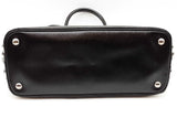 Prada Studded Pyramid Black Saffiano Patent Leather Top Handle Bag Eb0826lxrxde
