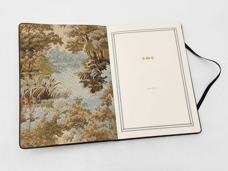 Gucci Gg Supreme Web & Horsebit Large Notebook Fw0925ordu
