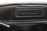 Balenciaga Editor Xs Metallic Silver Crocodile Embossed Clutch Eb0326prxde