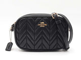 Coach Convertible Crossbody Belt Bag In Quilted Black Leather Fw0926lrdu
