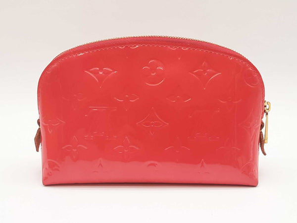 Louis Vuitton Monogram Vernis Pochette Red Cosmetic Pouch Sd0825wrzde