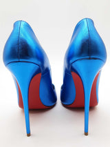 Christian Louboutin So Kate 120 Metallic Blue Heels Size Eu 40 Do0426lrzde