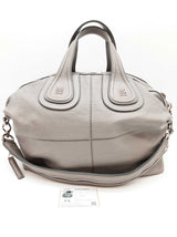 Givenchy Nightingale Gray Leather Duffle Bag Do0925oxzde
