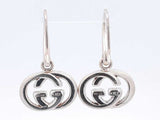 Gucci Gg Logo Sterling Silver Dangle Earrings 7.9 Grams Eb0824prsa