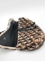 Christian Dior Oblique Mink Fur Saddle Bag Eb1225wxxzde