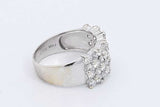2.0ctw Diamond Ring In 14k White Gold 5.1 Grams Size 8 Eb0925pcsdu