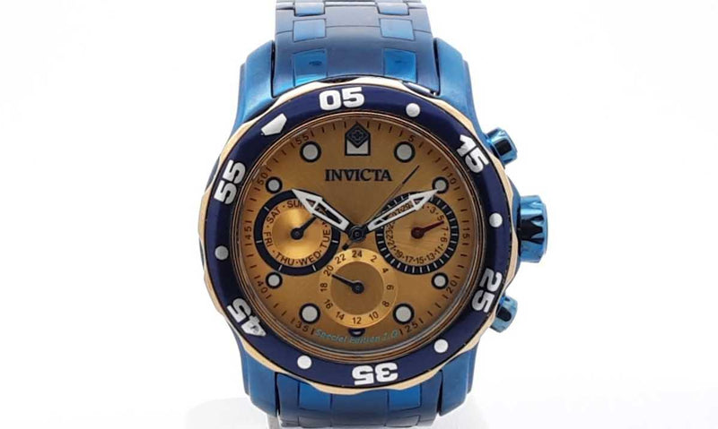 Invicta Pro Diver Blue Stainless Steel Watch 38mm Eb0223cwsa