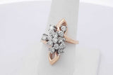 0.56cttw Diamond Ring In 14k Yellow Gold 8 Grams Size 8 Eb0726irrsa