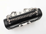Louis Vuitton Wynwood Shoulder Bag In Black Monogram Vernis Leather & White Monogram Coated Canvas Fw0726rzxdu