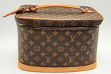 Louis Vuitton Monogram Nice Cosmetic Vanity Case Aa0225cxzsa