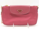 Prada Tessuto Nylon Saffiano Crossbody Pink Aa1025crsa