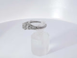 0.59 Cttw Diamond 10k White Gold Ring 3 Grams Size 8 Aa0525lrzsa