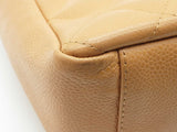 Chanel Tan Quilted Caviar Leather Shopping Tote Shoulder Bag Do0626crxde