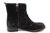 Tory Burch Simone Black Suede Ankle Boots Size 7.5 Eb1025crde