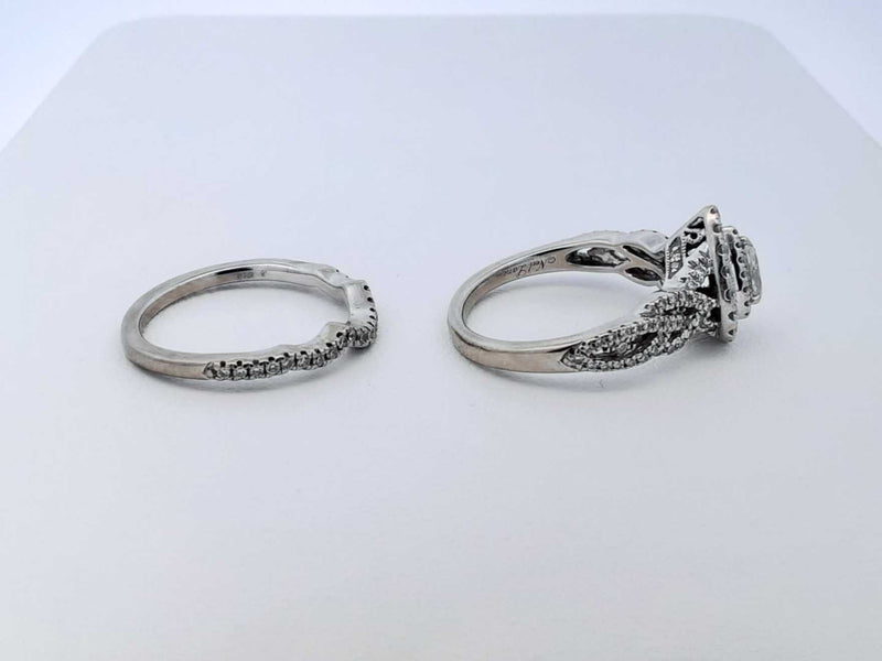 1.92 Cttw Diamond & 14k White Gold Neil Lane Bridal Set 6.7 Grams Size 7 Fw0724lxzxdu