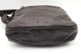 Gucci Guccissima Dark Brown Leather Messenger Crossbody Bag Eb0426lrxsa