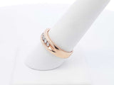 0.80 Cttw Channel-set Diamond & 14k Yellow Gold Ring 5.6 Gram Size 8 Fw0825pzxdu