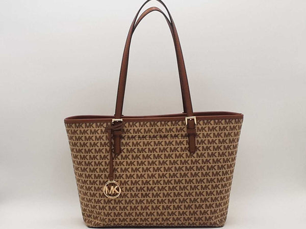 Michael Kors Js-2312 Jet Set Brown Handbag Aa0725izsa