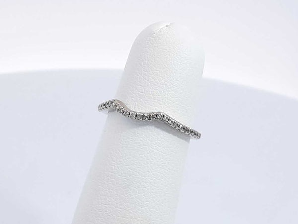 Diamond Ring In 14k White Gold 1.2 Grams Size 4.5 Eb0924pxdu