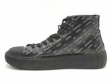 Versace La Greca High Top Sneakers Black Size 10 Aa1026lrzsa